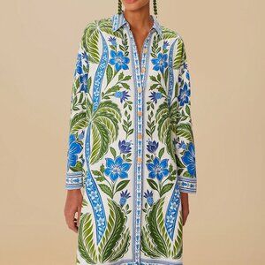 New w Tags Off-White Tropicance LENZING™ ECOVERO™ Euroflax™ Chemise